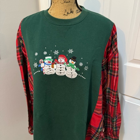 Tops - Reworked Snowman Sweatshirt